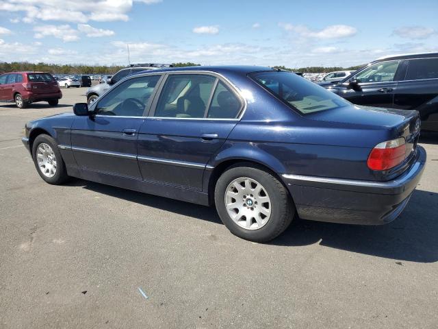 WBAGG83441DN89374 - 2001 BMW 740 I AUTOMATIC BLUE photo 2