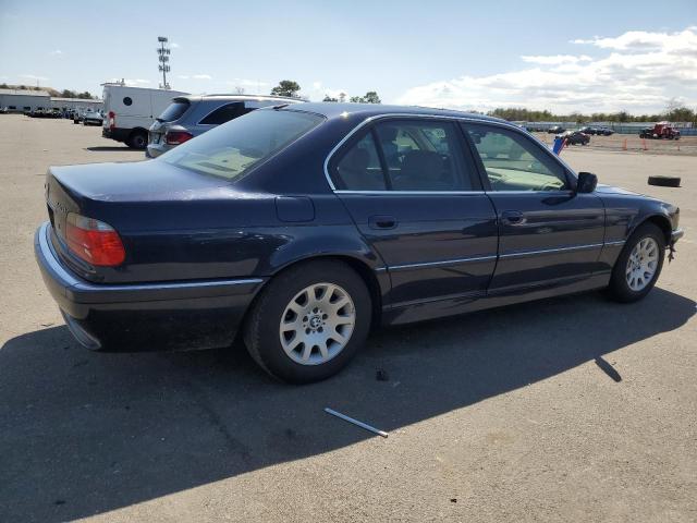 WBAGG83441DN89374 - 2001 BMW 740 I AUTOMATIC BLUE photo 3