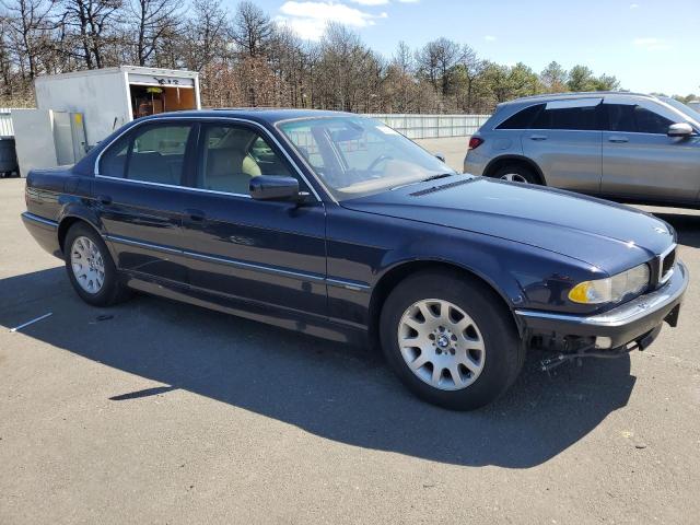 WBAGG83441DN89374 - 2001 BMW 740 I AUTOMATIC BLUE photo 4