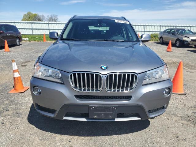 5UXWX9C57E0D43673 - 2014 BMW X3 XDRIVE28I GRAY photo 5