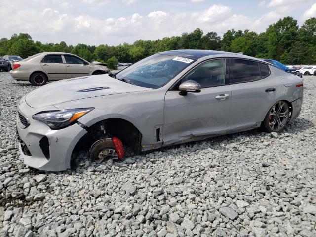 KNAE45LC6K6042716 - 2019 KIA STINGER GT1 GRAY photo 1