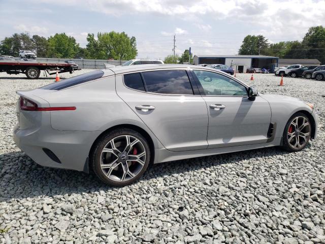 KNAE45LC6K6042716 - 2019 KIA STINGER GT1 GRAY photo 3