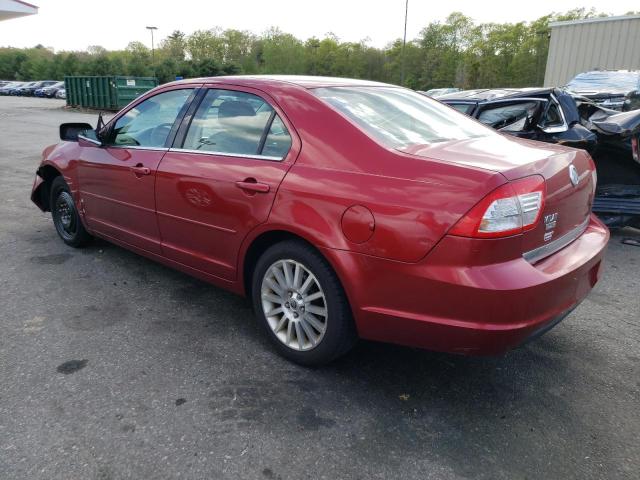 3MEHM08Z47R604928 - 2007 MERCURY MILAN PREMIER RED photo 2