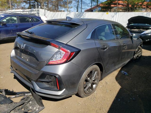 SHHFK7H8XLU200380 - 2020 HONDA CIVIC EXL GRAY photo 3