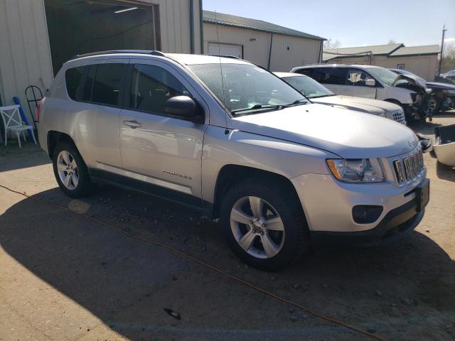 1C4NJDBB5CD583039 - 2012 JEEP COMPASS SPORT SILVER photo 4