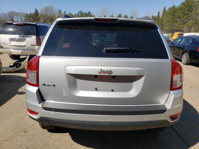 1C4NJDBB5CD583039 - 2012 JEEP COMPASS SPORT SILVER photo 6