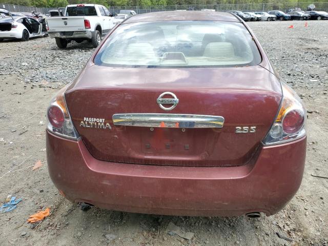 1N4AL2AP5CN526933 - 2012 NISSAN ALTIMA BASE BURGUNDY photo 6