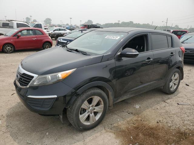 KNDPB3A27C7267495 - 2012 KIA SPORTAGE BASE BLACK photo 1