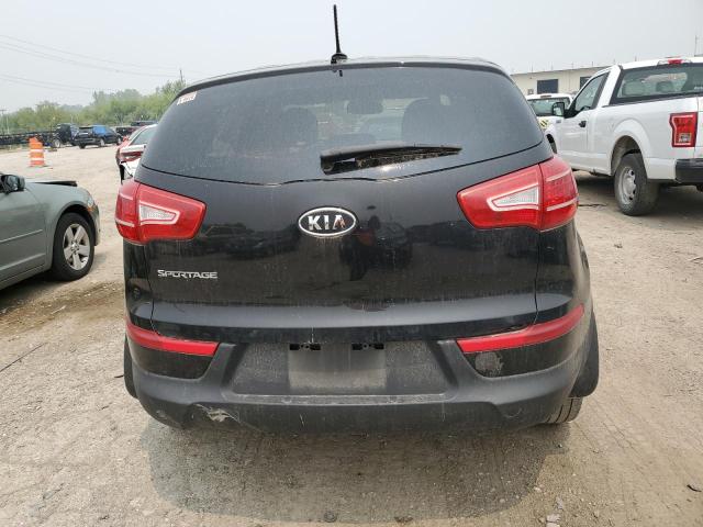 KNDPB3A27C7267495 - 2012 KIA SPORTAGE BASE BLACK photo 6