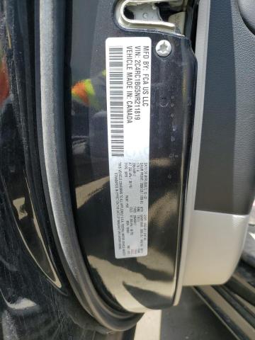 2C4RC1BG5NR211819 - 2022 CHRYSLER PACIFICA TOURING L შავი ფოტო 13