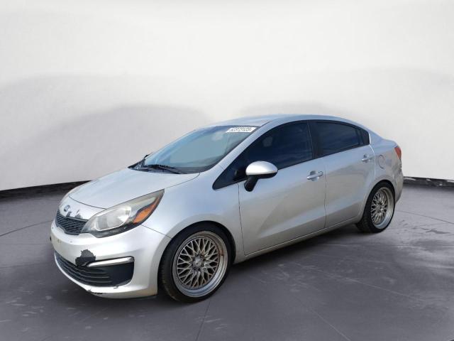 KNADM4A3XG6660332 - 2016 KIA RIO LX SILVER photo 1