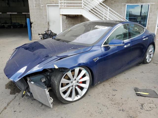 5YJSA1E44GF152561 - 2016 TESLA MODEL S 蓝色 照片 1