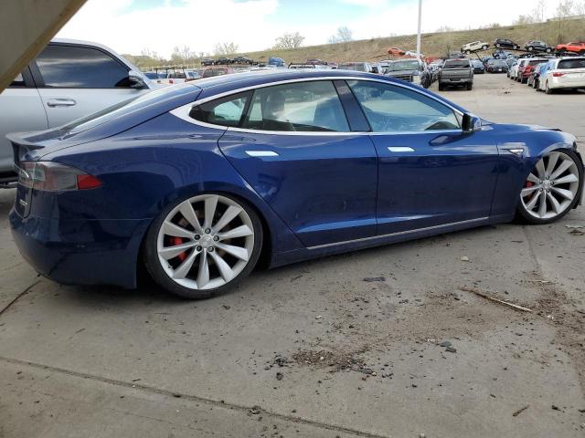 5YJSA1E44GF152561 - 2016 TESLA MODEL S 蓝色 照片 3