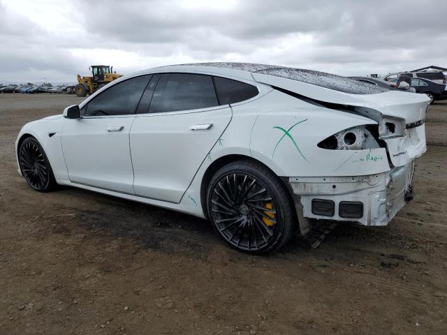 5YJSA1E29JF265637 - 2018 TESLA MODEL S WHITE photo 2