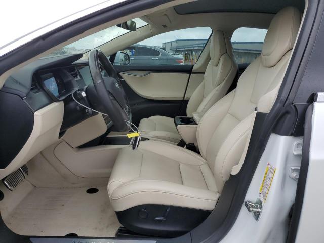 5YJSA1E29JF265637 - 2018 TESLA MODEL S WHITE photo 7