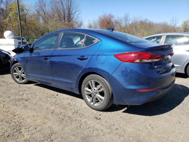 5NPD84LF3HH132704 - 2017 HYUNDAI ELANTRA SE BLUE photo 2