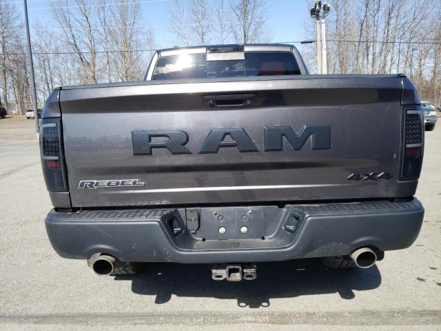 1C6RR7YT4HS516356 - 2017 RAM 1500 REBEL GRAY photo 6