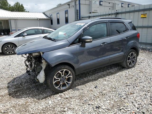 MAJ3P1TEXJC211928 - 2018 FORD ECOSPORT SE GRAY photo 1