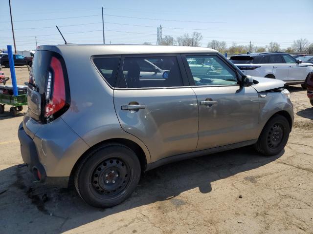 KNDJN2A26E7080615 - 2014 KIA SOUL GRAY photo 3