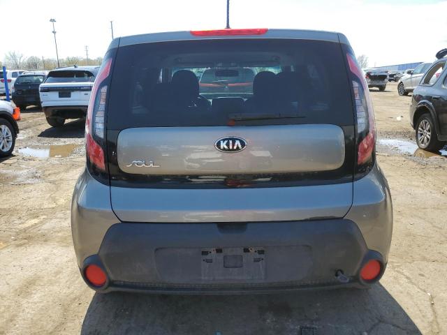 KNDJN2A26E7080615 - 2014 KIA SOUL GRAY photo 6