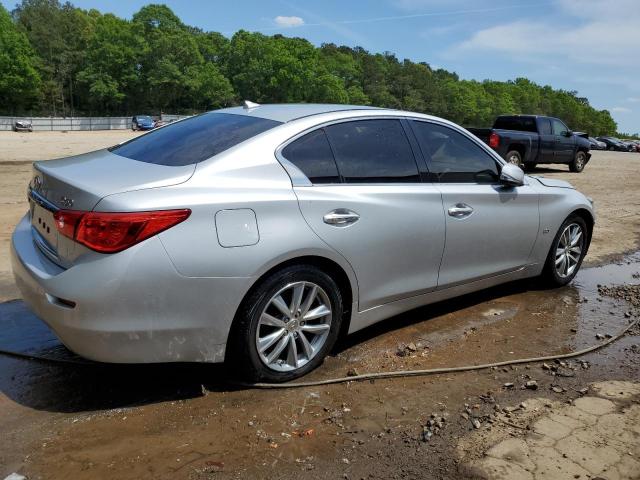 JN1EV7AP4GM300531 - 2016 INFINITI Q50 PREMIUM SILVER photo 3