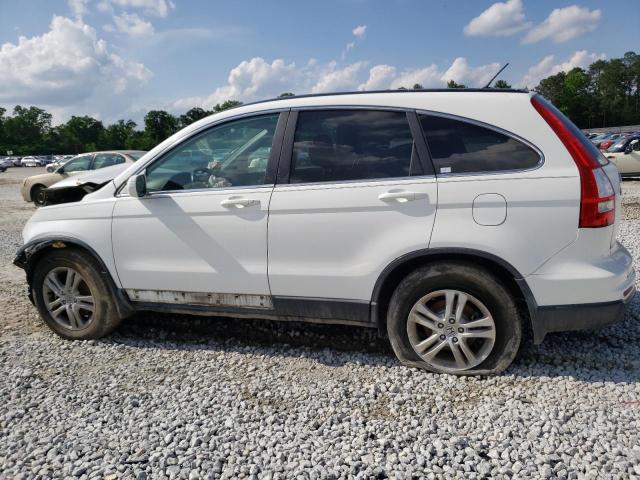 5J6RE3H7XBL026824 - 2011 HONDA CR-V EXL WHITE photo 2