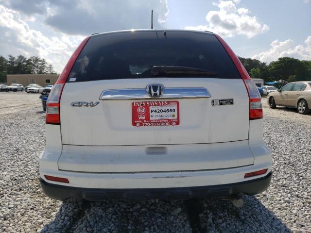 5J6RE3H7XBL026824 - 2011 HONDA CR-V EXL WHITE photo 6