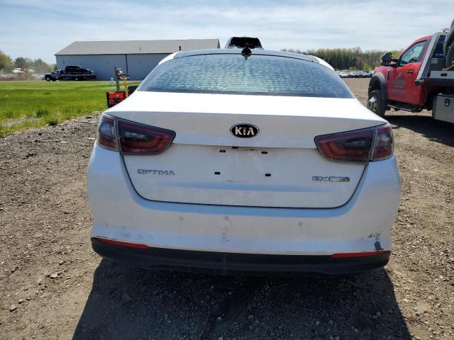 KNAGN4AD4F5091100 - 2015 KIA OPTIMA HYBRID WHITE photo 6