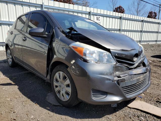 JTDKTUD33ED589315 - 2014 TOYOTA YARIS GRAY photo 4