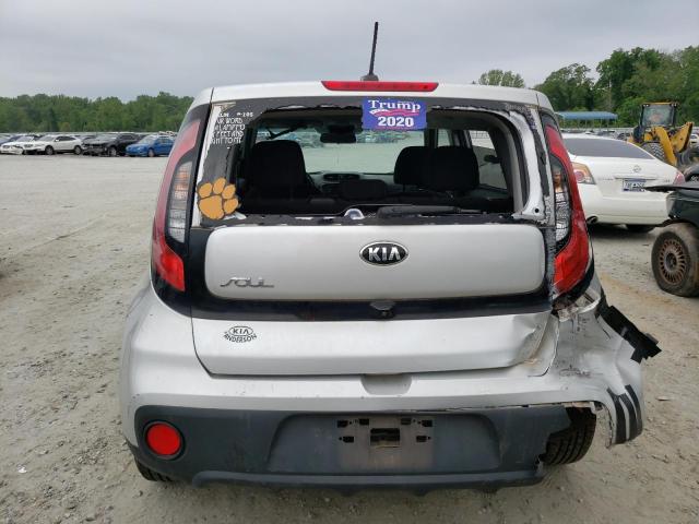 KNDJN2A20K7654251 - 2019 KIA SOUL SILVER photo 6