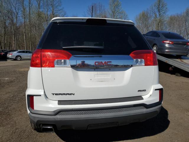 2GKFLSEK5G6247303 - 2016 GMC TERRAIN SLE WHITE photo 6