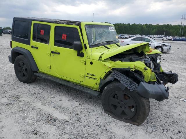 1C4BJWDG1GL265034 - 2016 JEEP WRANGLER U SPORT GREEN photo 4