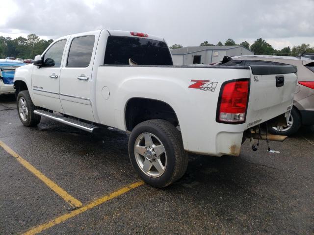 1GT125CG6BF236446 - 2011 GMC SIERRA K2500 DENALI WHITE photo 2