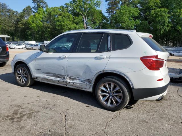 5UXWX9C5XE0D27287 - 2014 BMW X3 XDRIVE28I WHITE photo 2