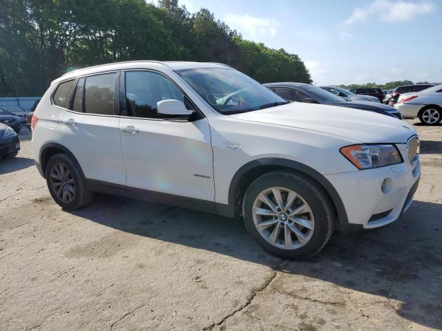 5UXWX9C5XE0D27287 - 2014 BMW X3 XDRIVE28I WHITE photo 4