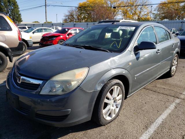 1G8ZS57N87F242858 - 2012 SATURN AURA XE SILVER photo 2