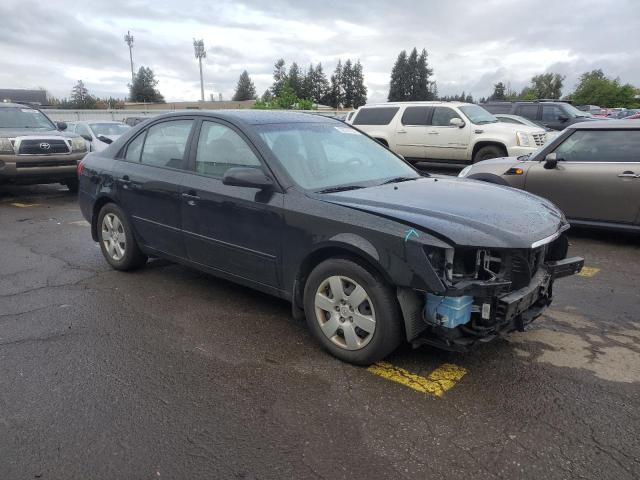 5NPET46C98H368939 - 2008 HYUNDAI SONATA GLS BLACK photo 4