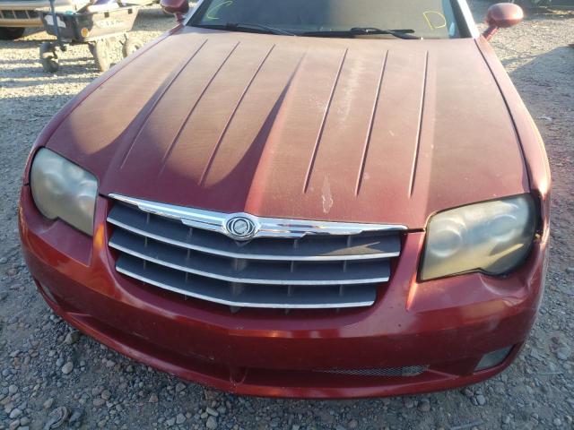 1C3AN69L64X003587 - 2004 CHRYSLER CROSSFIRE LIMITED RED photo 9