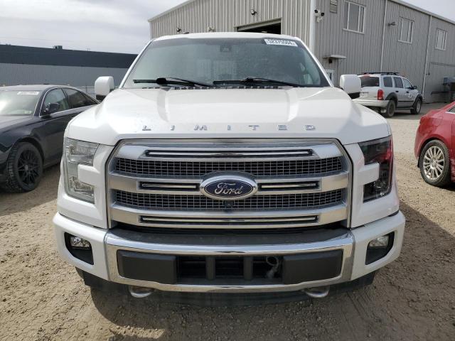 1FTEW1EG4HFA29123 - 2017 FORD F150 SUPERCREW WHITE photo 5