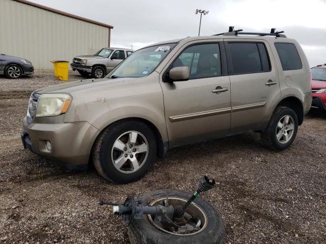 5FNYF3H53BB033128 - 2011 HONDA PILOT EXL BROWN photo 1