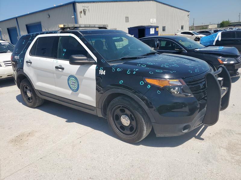 1FM5K8ARXEGB59209 - 2014 FORD EXPLORER POLICE INTERCEPTOR 黑色 照片 4
