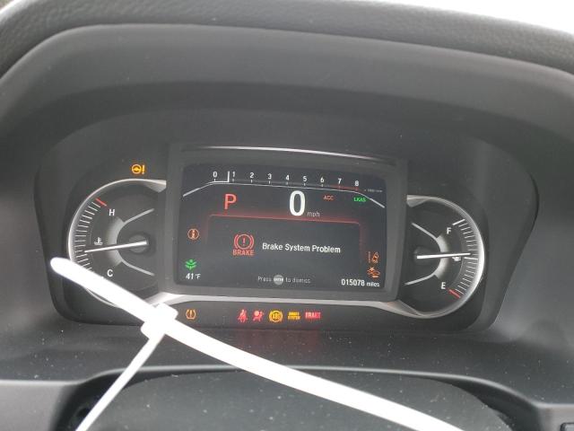 5FNYF8H52PB036803 - 2023 HONDA PASSPORT EXL Beyaz fotoğraf 9