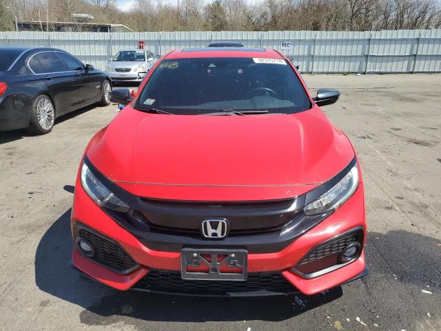 SHHFK7H92KU418496 - 2019 HONDA CIVIC SPORT TOURING RED photo 5