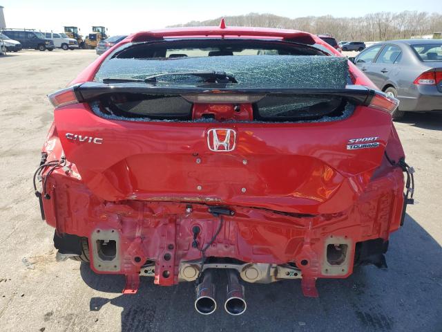 SHHFK7H92KU418496 - 2019 HONDA CIVIC SPORT TOURING RED photo 6