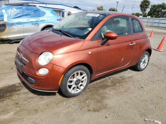 3C3CFFAR4CT188920 - 2012 FIAT 500 POP ORANGE photo 1