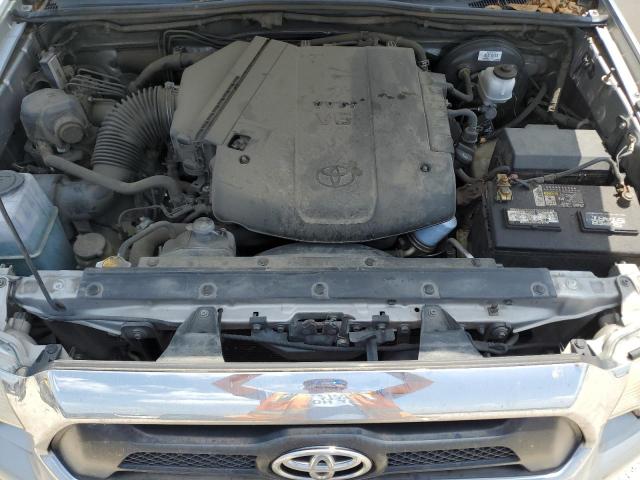 5TFJU4GN6FX087985 - 2015 TOYOTA TACOMA DOUBLE CAB PRERUNNER SILVER photo 11