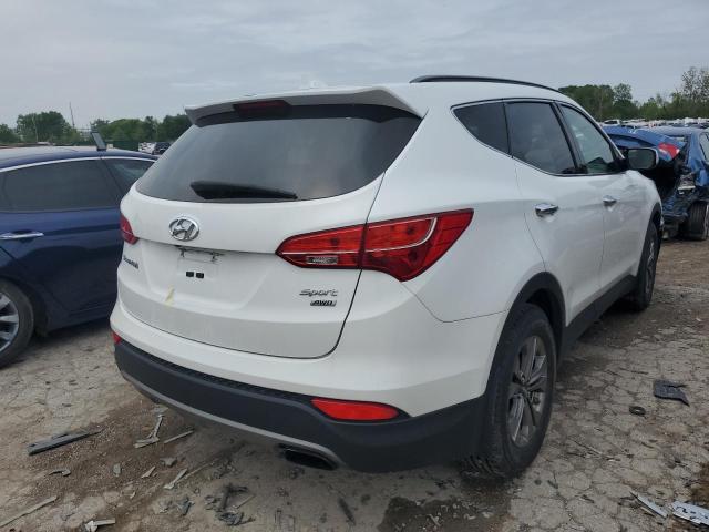 5XYZUDLB1FG284208 - 2015 HYUNDAI SANTA FE S WHITE photo 3