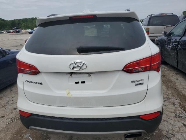 5XYZUDLB1FG284208 - 2015 HYUNDAI SANTA FE S WHITE photo 6