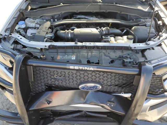 1FM5K8AC5LGB76055 - 2020 FORD EXPLORER POLICE INTERCEPTOR 银色 照片 12