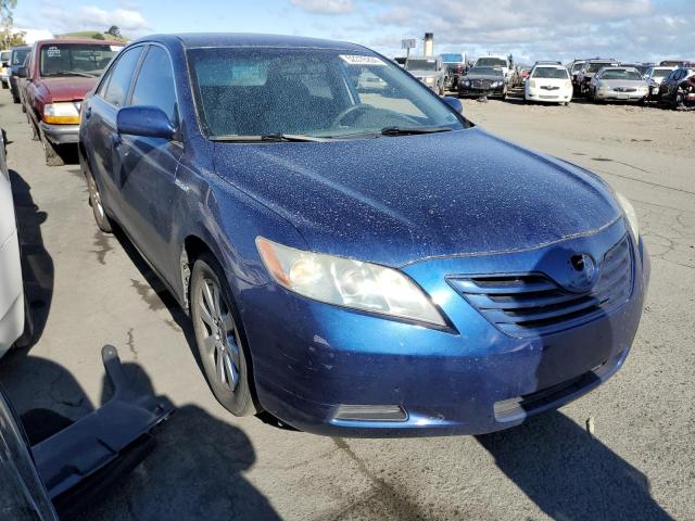 4T1BB46K08U040890 - 2008 TOYOTA CAMRY HYBRID BLUE photo 4